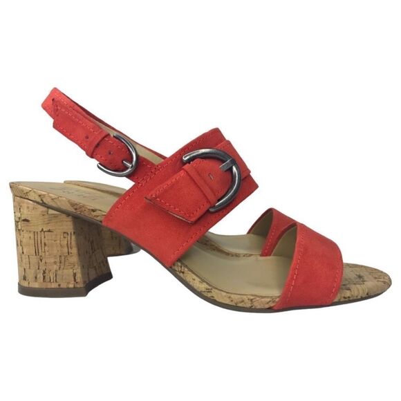 Naturalizer Kaylee Orange Sandals Size 8.5M - Picture 4 of 9